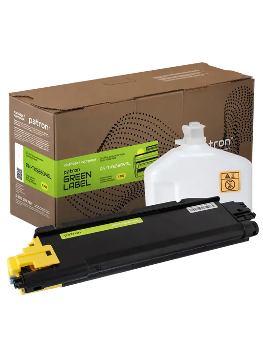 Тонер-картридж сумісний Kyocera Mita TK-5280Y жовтий Green Label Patron (PN-TK5280YGL)