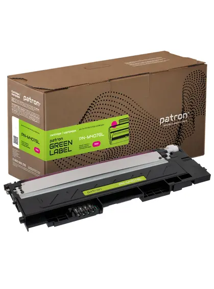Тонер-картридж сумісний Samsung CLT-M407S пурпуровий Green Label Patron (PN-M407GL) Тонер-картридж сумісний Samsung CLT-M407S пурпуровий Green Label Patron (PN-M407GL)