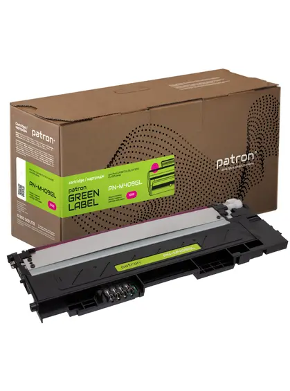 Тонер-картридж сумісний Samsung CLT-M409S Green Label, пурпуровий Patron (PN-M409GL)