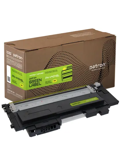 Тонер-картридж сумісний Samsung CLT-Y404S жовтий Green Label Patron (PN-Y404GL) Тонер-картридж сумісний Samsung CLT-Y404S жовтий Green Label Patron (PN-Y404GL)