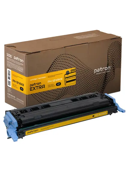 Картридж сумісний HP 124A (Q6000A) чорний Extra Patron (PN-124AKR) Картридж сумісний HP 124A (Q6000A) чорний Extra Patron (PN-124AKR)