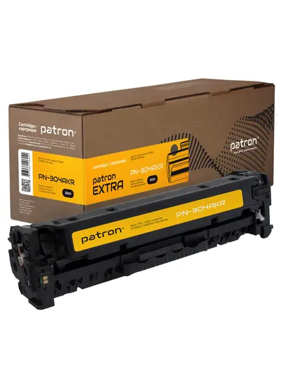 Картридж сумісний HP 304A (CC530A) чорний Extra Patron (PN-304AKR) Картридж сумісний HP 304A (CC530A) чорний Extra Patron (PN-304AKR)