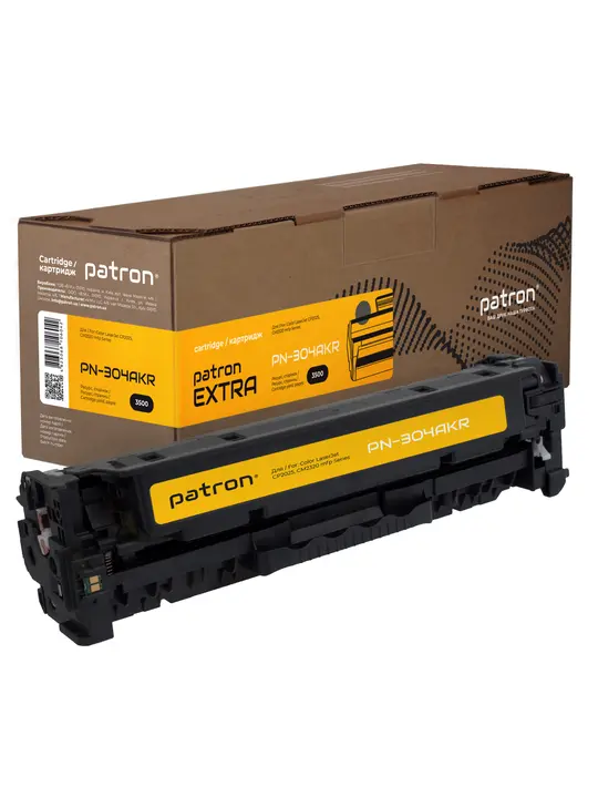Картридж сумісний HP 304A (CC530A) чорний Extra Patron (PN-304AKR)