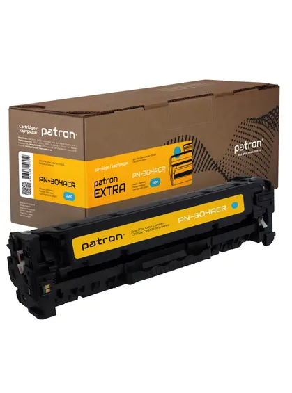 Картридж сумісний HP 304A (CC531A) блакитний Extra Patron (PN-304ACR) Картридж сумісний HP 304A (CC531A) блакитний Extra Patron (PN-304ACR)
