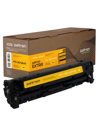 Картридж сумісний HP 304A (CC532A) жовтий Extra Patron (PN-304AYR)