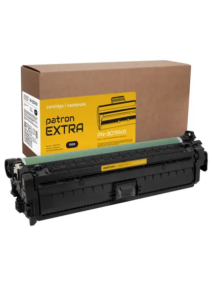 Картридж сумісний HP 307A (CE740A) чорний Extra Patron (PN-307AKR)