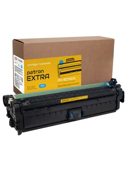 Картридж сумісний HP 307A (CE741A) блакитний Extra Patron (PN-307ACR) Картридж сумісний HP 307A (CE741A) блакитний Extra Patron (PN-307ACR)