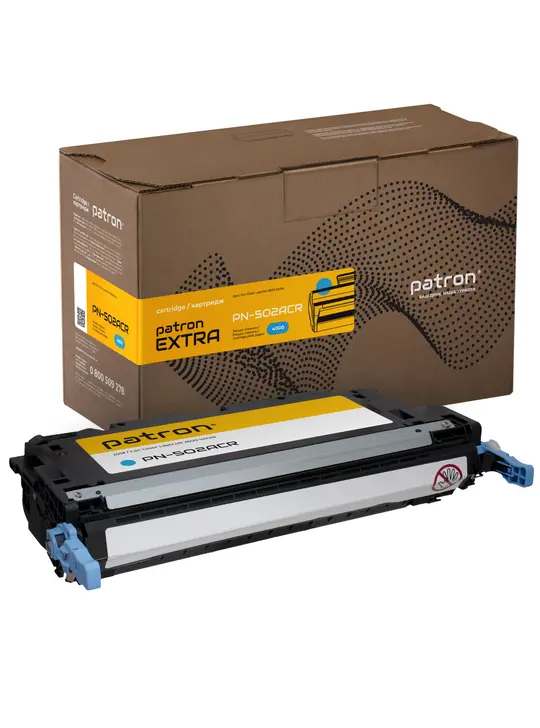 Картридж сумісний HP 502A (Q6471A) блакитний Extra Patron (PN-502ACR)