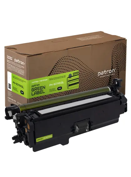 Картридж сумісний HP 507A (CE400A) чорний Green Label Patron (PN-507AKGL)