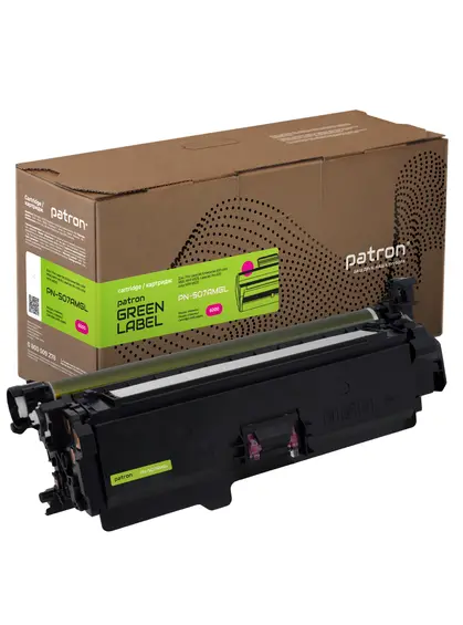 Картридж сумісний HP 507A (CE403A) пурпуровий Green Label Patron (PN-507AMGL)