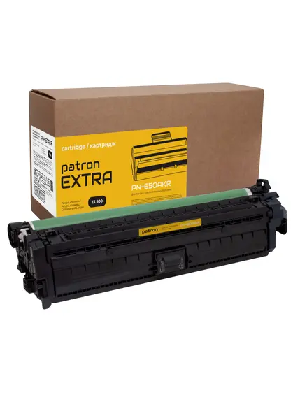 Картридж сумісний HP 650A (CE270A) чорний Extra Patron (PN-650AKR)