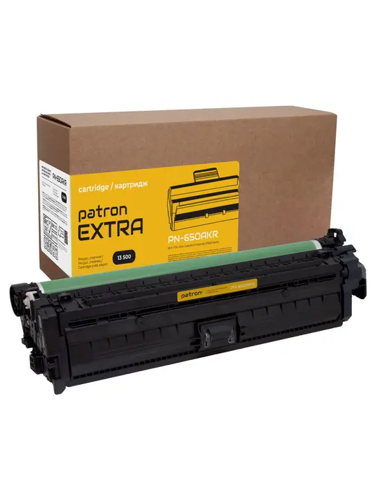 Картридж сумісний HP 650A (CE270A) чорний Extra Patron (PN-650AKR)
