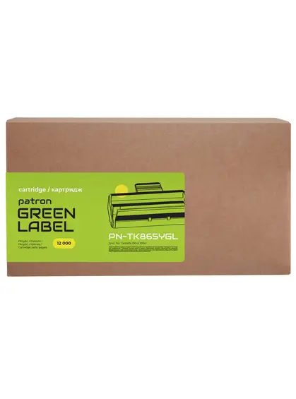 Тонер-картридж сумісний Kyocera Mita TK-865Y жовтий Green Label Patron (PN-TK865YGL) Тонер-картридж сумісний Kyocera Mita TK-865Y жовтий Green Label Patron (PN-TK865YGL)