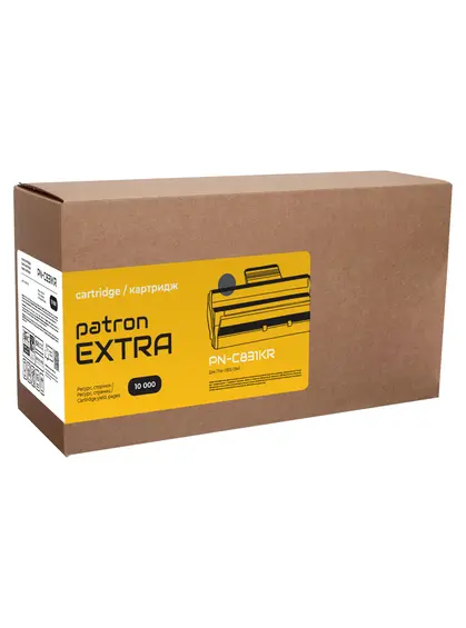 Тонер-картридж сумісний Oki 44844508 (C831) чорний Extra Patron (PN-C831KR) Тонер-картридж сумісний Oki 44844508 (C831) чорний Extra Patron (PN-C831KR)