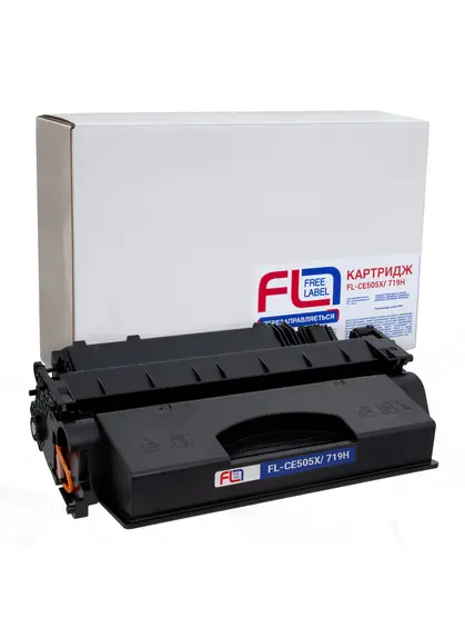 Картридж сумісний HP 05X (CE505X)/Canon 719 H Free Label (FL-CE505X/719H)