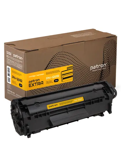 Картридж сумісний HP 12A (Q2612A) Extra Patron (PN-12AR) Картридж сумісний HP 12A (Q2612A) Extra Patron (PN-12AR)
