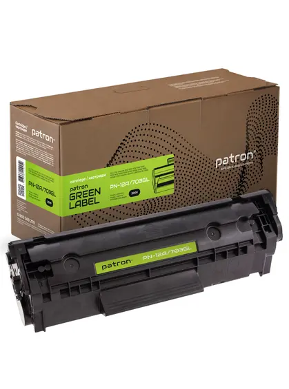 Картридж сумісний HP 12A (Q2612A)/Canon 703 Green Label Patron (PN-12A/703GL) Картридж сумісний HP 12A (Q2612A)/Canon 703 Green Label Patron (PN-12A/703GL)