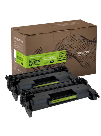 Картридж сумісний HP 26A (CF226A) подвійна упаковка Green Label Patron (PN-26ADGL)