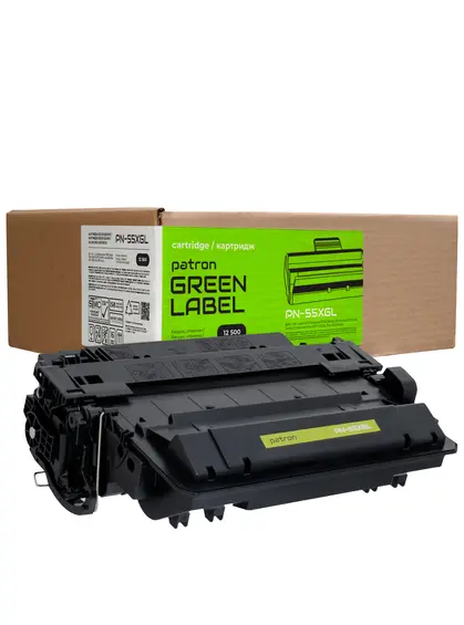 Картридж сумісний HP 55X (CE255X) Green Label Patron (PN-55XGL)