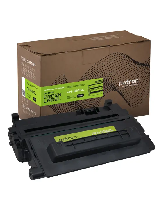 Картридж сумісний HP 81A (CF281A) Green Label Patron (PN-81AGL)