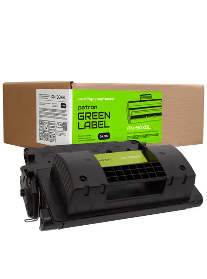 Картридж сумісний HP 90X (CE390X) Green Label Patron (PN-90XGL) Картридж сумісний HP 90X (CE390X) Green Label Patron (PN-90XGL)