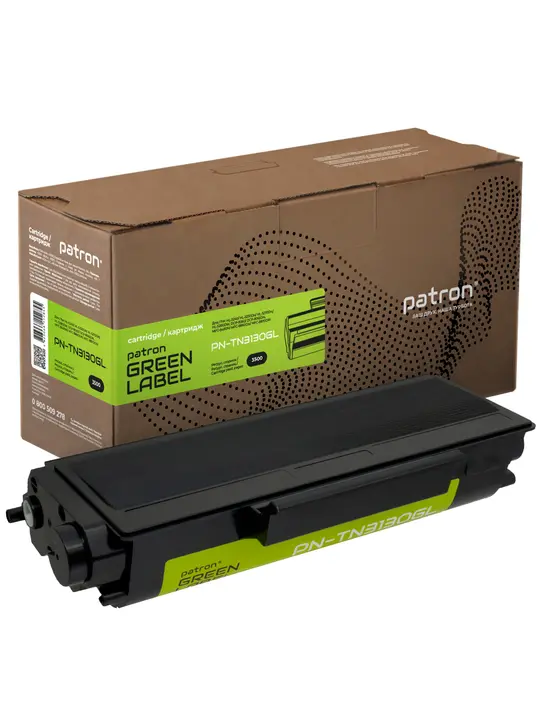 Тонер-картридж сумісний Brother TN-3130 Green Label Patron (PN-TN3130GL)
