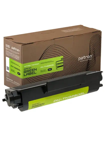 Тонер-картридж сумісний Brother TN-3280 Green Label Patron (PN-TN3280GL)