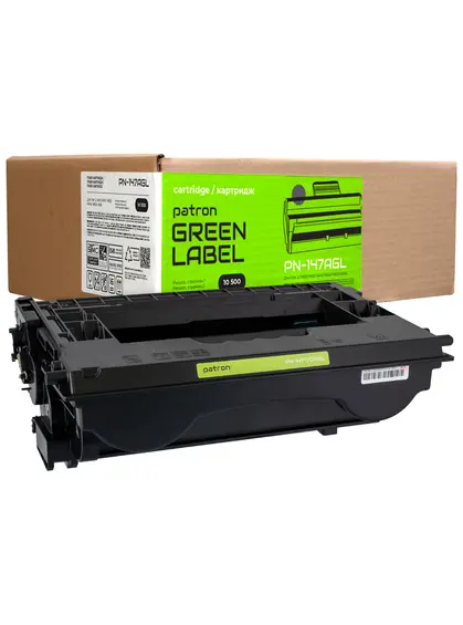 Тонер-картридж сумісний HP 147A (W1470A) Green Label Patron (PN-147AGL)