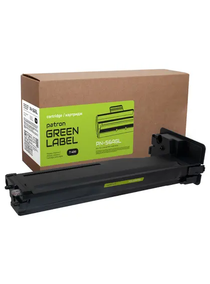 Тонер-картридж сумісний HP 56A (CF256A) Green Label Patron (PN-56AGL) Тонер-картридж сумісний HP 56A (CF256A) Green Label Patron (PN-56AGL)