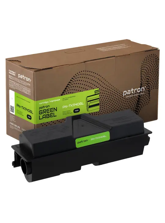 Тонер-картридж сумісний Kyocera Mita TK-1140 Green Label Patron (PN-TK1140GL)