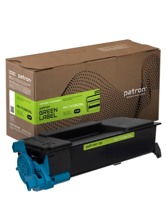 Тонер-картридж сумісний Kyocera Mita TK-3160 Green Label Patron (PN-TK3160GL)