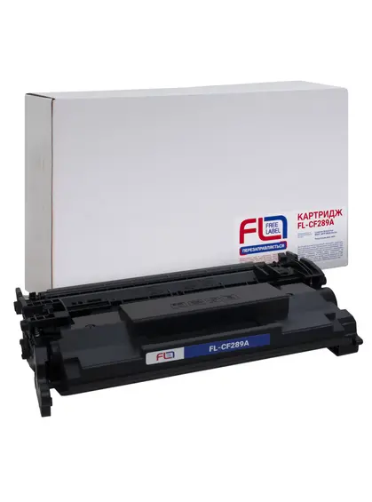 Картридж сумісний HP 89A (CF289A) без чипа Free Label (FL-CF289A)