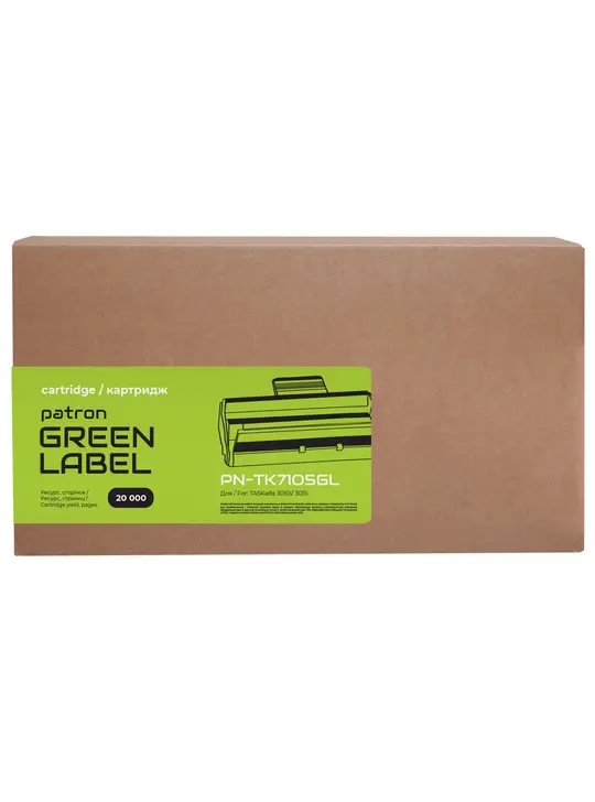 Тонер-картридж сумісний Kyocera Mita TK-7105 Green Label Patron (PN-TK7105GL)