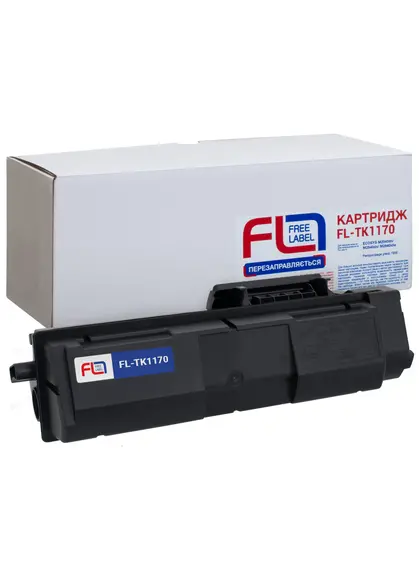 Тонер-картридж сумісний Kyocera Mita TK-1170 Free Label (FL-TK1170)