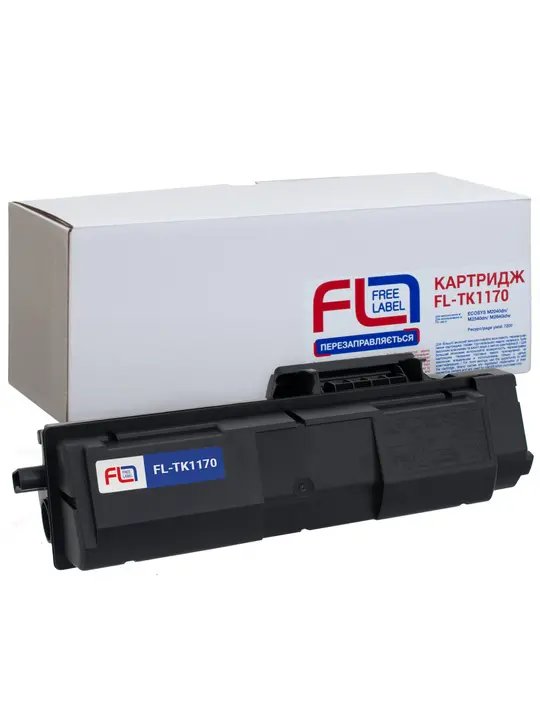 Тонер-картридж сумісний Kyocera Mita TK-1170 Free Label (FL-TK1170)