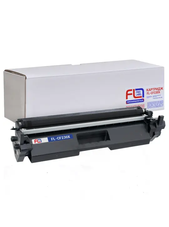 Тонер-картридж сумісний HP 30X (CF230X) Free Label (FL-CF230X)