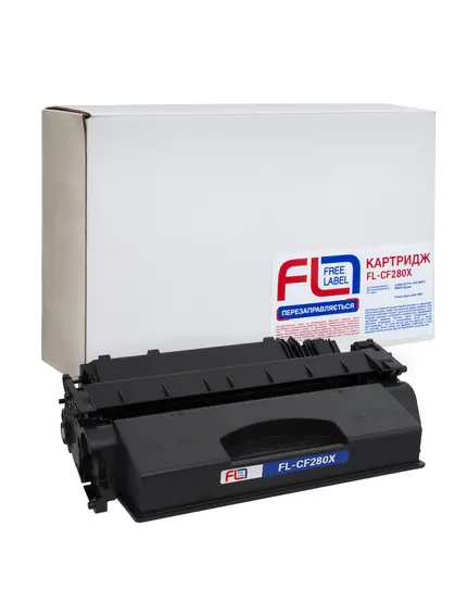 Картридж сумісний HP 80X (CF280X) Free Label (FL-CF280X) Картридж сумісний HP 80X (CF280X) Free Label (FL-CF280X)