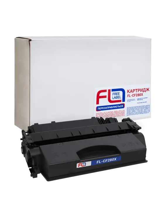Картридж сумісний HP 80X (CF280X) Free Label (FL-CF280X)