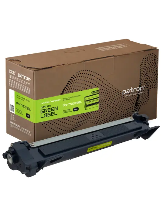 Тонер-картридж сумісний Brother TN-1075 Green Label Patron (PN-TN1075GL)