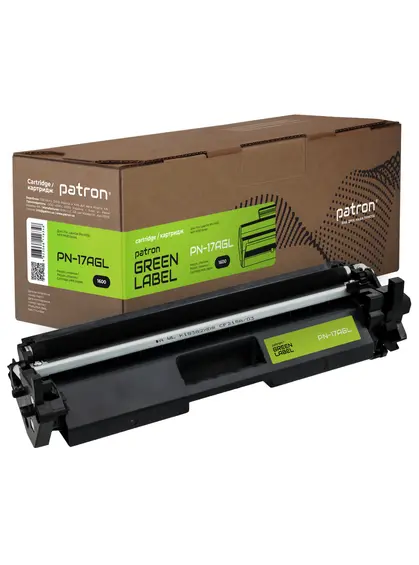 Тонер-картридж сумісний HP 17A (CF217A) Green Label Patron (PN-17AGL) Тонер-картридж сумісний HP 17A (CF217A) Green Label Patron (PN-17AGL)