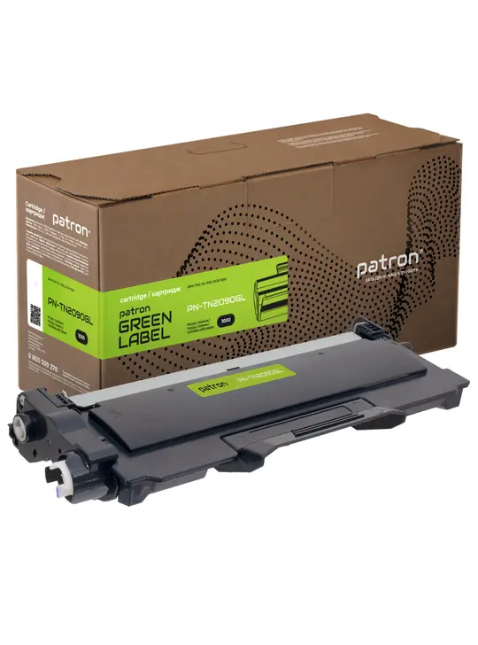 Тонер-картридж сумісний Brother TN-2090 Green Label Patron (PN-TN2090GL)