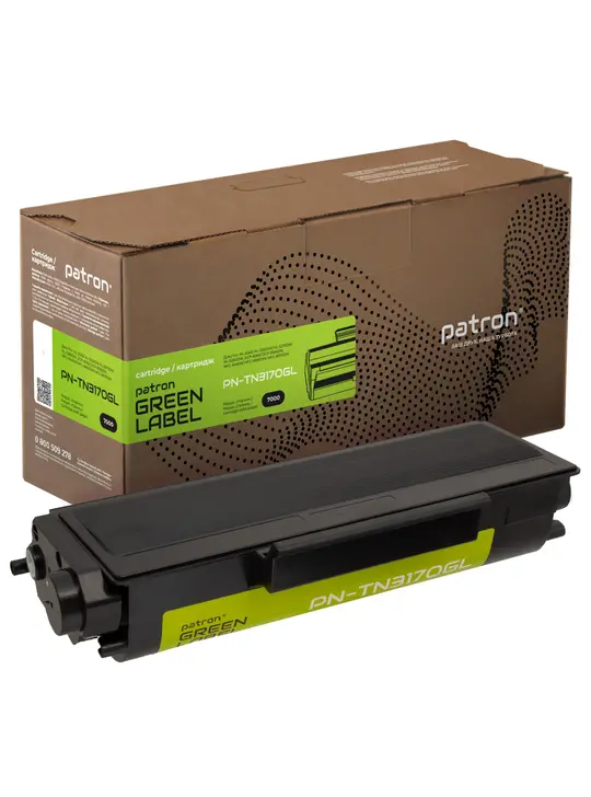 Тонер-картридж сумісний Brother TN-3170 Green Label Patron (PN-TN3170GL)