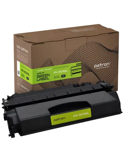 Картридж сумісний HP 80X (CF280X) Green Label Patron (PN-80XGL)