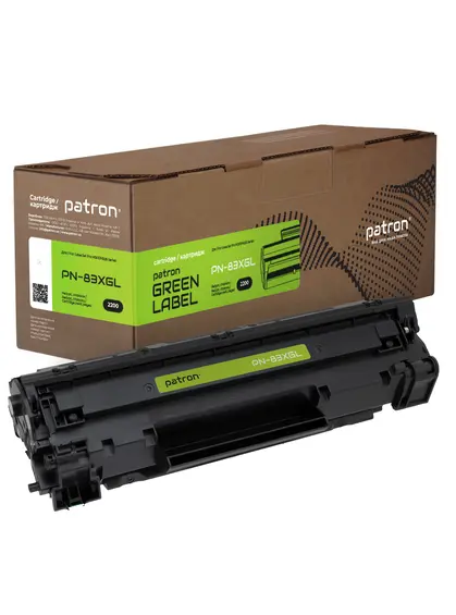 Картридж сумісний HP 83X (CF283X) Green Label Patron (PN-83XGL) Картридж сумісний HP 83X (CF283X) Green Label Patron (PN-83XGL)