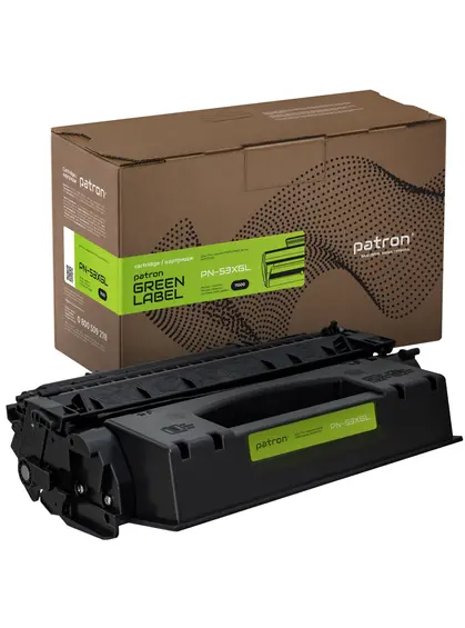 Картридж сумісний HP 53X (Q7553X) Green Label Patron (PN-53XGL)