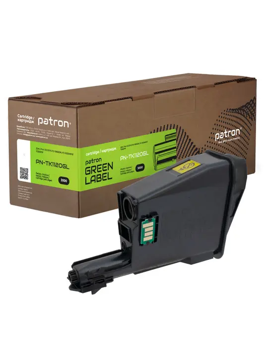 Тонер-картридж сумісний Kyocera Mita TK-1120 Green Label Patron (PN-TK1120GL)
