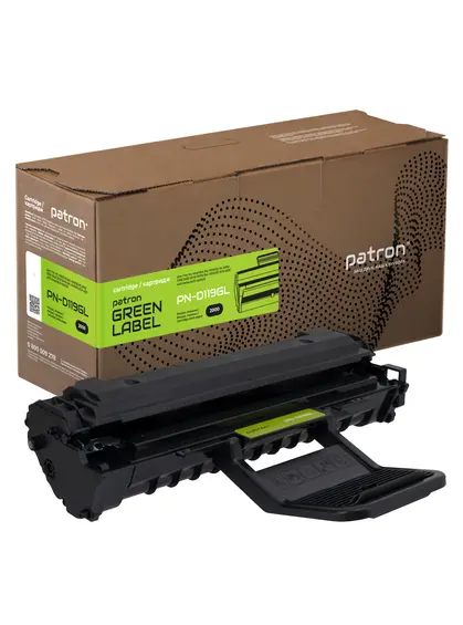 Картридж сумісний Samsung MLT-D119S (ML-1610/ML-2010/SCX-4521/106R01159) Green Label Patron (PN-D119GL) Картридж сумісний Samsung MLT-D119S (ML-1610/ML-2010/SCX-4521/106R01159) Green Label Patron (PN-D119GL)
