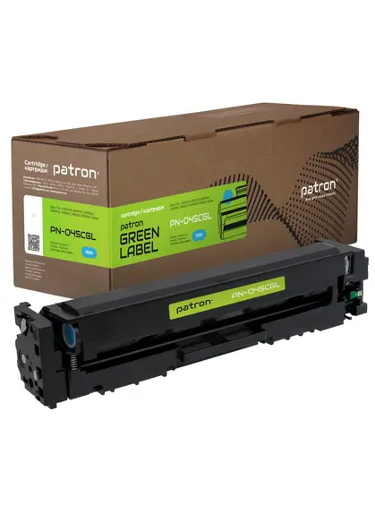 Картридж сумісний Canon 045 H блакитний Green Label Patron (PN-045HCGL) Картридж сумісний Canon 045 H блакитний Green Label Patron (PN-045HCGL)