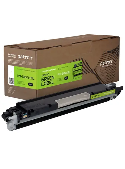 Тонер-картридж сумісний HP 130A (CF350A) Green Label, чорний Patron (PN-130AKGL)