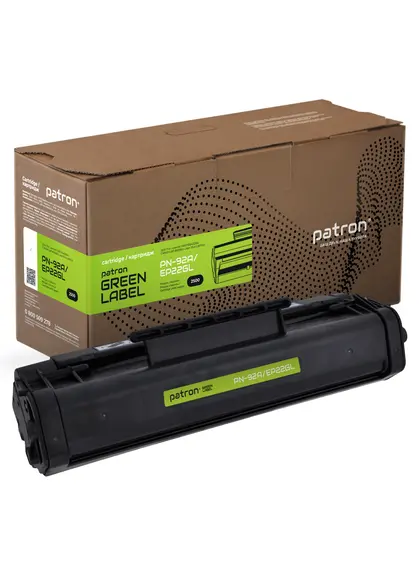 Картридж сумісний HP 92A (C4092A)/Canon EP-22 Green Label Patron (PN-92A/EP22GL) Картридж сумісний HP 92A (C4092A)/Canon EP-22 Green Label Patron (PN-92A/EP22GL)